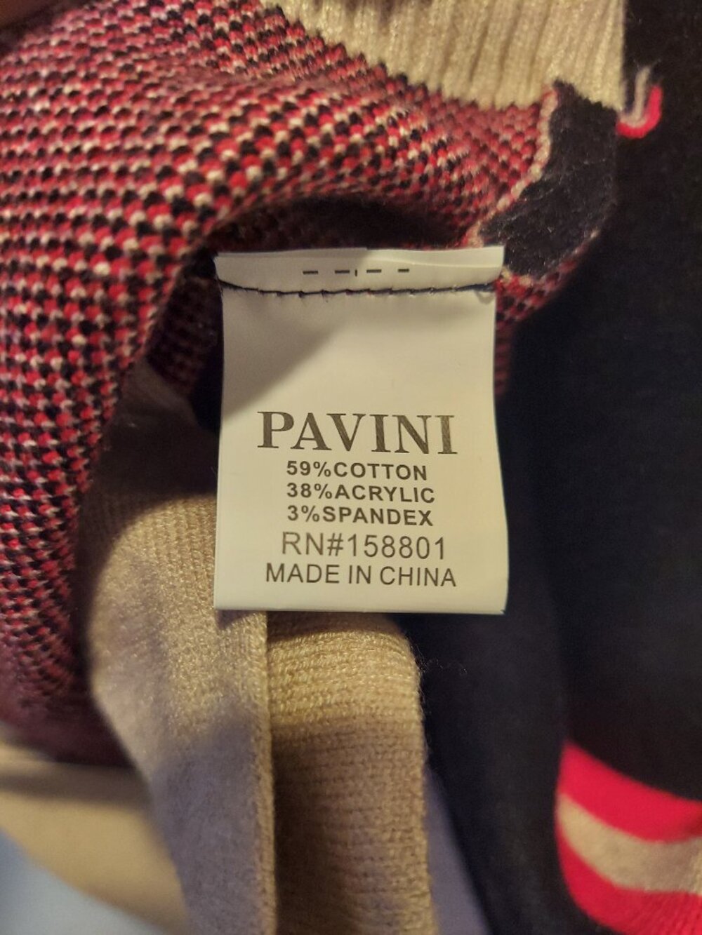 Pavini by Rocco Ravalli Plaid Zip-Front Cardigan Jacket - Picture 8 of 8